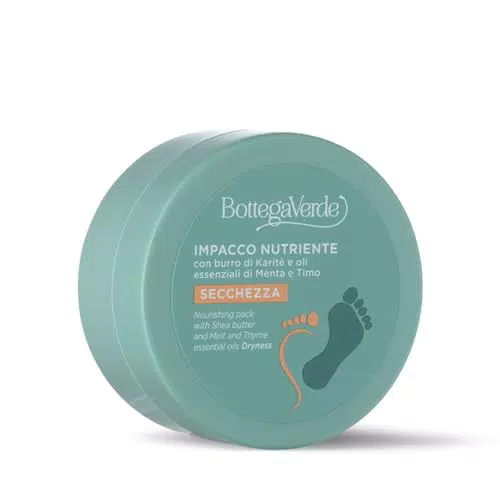 Bottega Verde - Impacco Nutriente per Piedi con Burro di Karité e Oli Essenziali