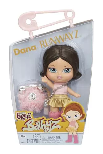 Bratz Babyz Dana - Bambola da Collezione alla Moda con Collana Portachiavi