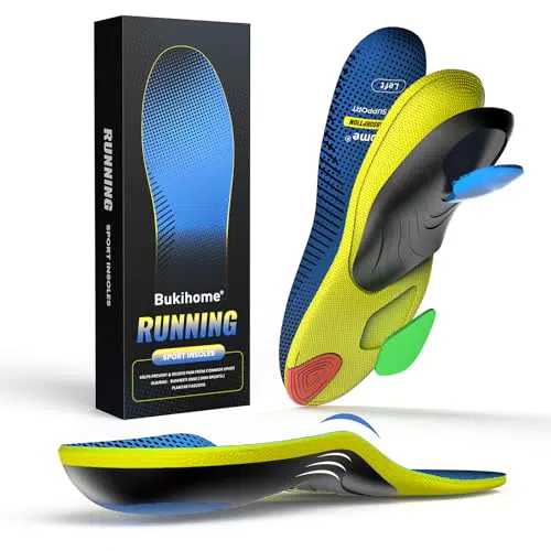 Bukihome Solette Ortopediche per Supporto Arco Plantare e Comfort Giornaliero
