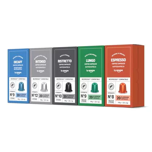 Amazon Capsule Caffè Compatibili Nespresso in Alluminio - Certificato Rainforest Alliance