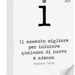 Calendario Geniale 2025: Calendario Filosofico da Tavolo con Frasi Ispiratrici