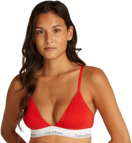 Calvin Klein Reggiseno Bralette Triangle con Imbottitura Estraibile