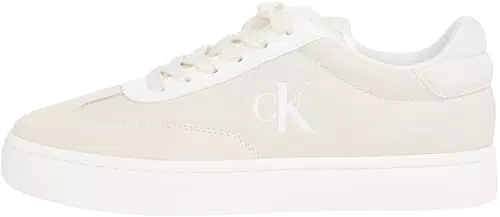 Calvin Klein Donna Sneakers con Suola Preformata Classic Low Mix in Tela