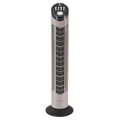 Cecotec Ventilatore a Torre EnergySilence 790 Skyline con Timer e 3 Velocità