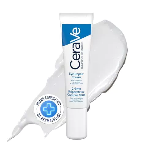 CeraVe Crema Contorno Occhi Riparatrice con Acido Ialuronico e Ceramidi