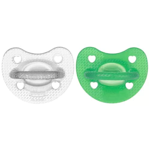 Chicco PhysioForma Gommotto Luxe Fluo, Ciuccio in Silicone 16-36 M