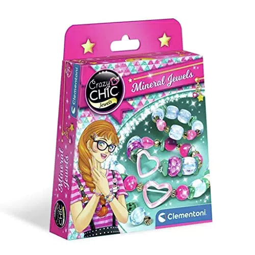 Clementoni Crazy Chic Enjoy Mineral Jewels - Gioco Creativo per Bambine
