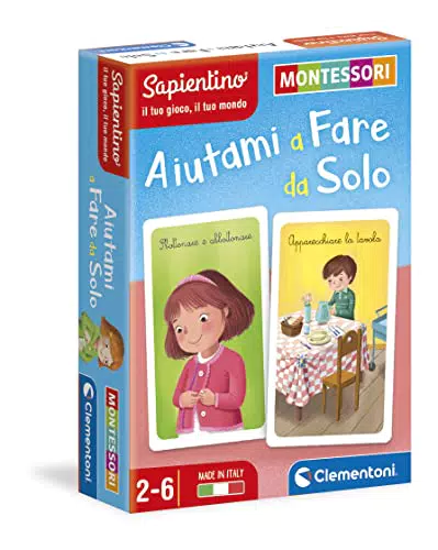 Clementoni Gioco Educativo Montessori "Aiutami a Fare da Solo" 2 Anni