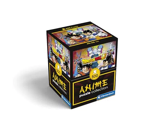 Clementoni- Dragon Ball Ball-500 Pezzi Adulti, Supereroi