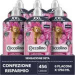 Coccolino Ammorbidente Concentrato Sensazione Seta, Ammorbidente Lavatrice con Tecnologia Stay Fresh