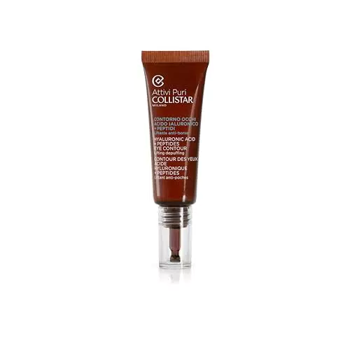 Collistar Attivi Puri Contorno Occhi Siero Gel Concentrato con Acido Ialuronico e Peptidi