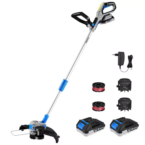 DEKOPRO Decespugliatore Elettrico 20V 2 in 1 con Batteria e Caricatore