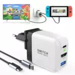Nintendo Switch Docking Station 36W con Alimentatore GaN 3 Porte Portatile