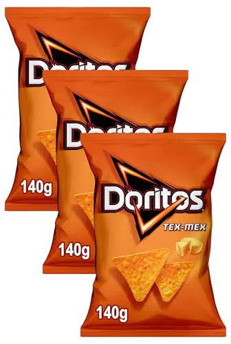 Doritos Tex Mex, Snack di Mais al Gusto Formaggio, 140g