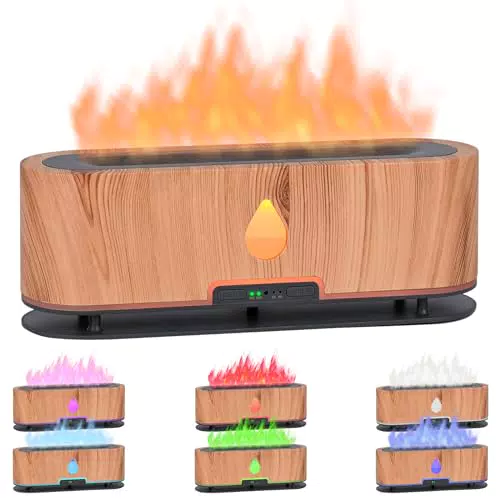 Dreamhigh Diffusore di Oli Essenziali Ultrasuoni con Luci e Spegnimento Automatico