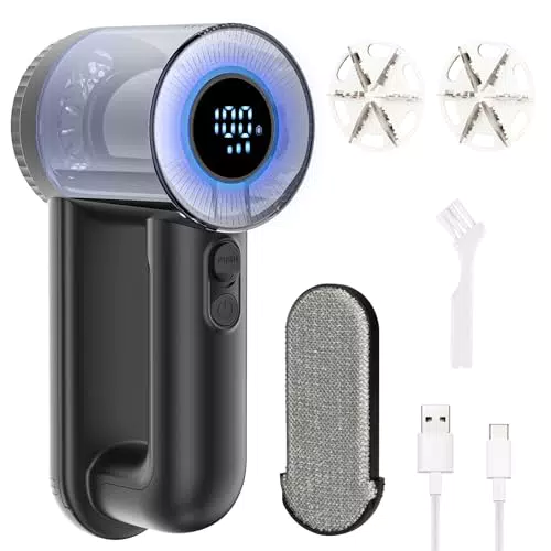 Dreamhigh® Togli Pelucchi Elettrico 2 in 1 con Display LED e 3 Velocità