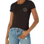 Emporio Armani T-Shirt Donna Logo Essential Studs