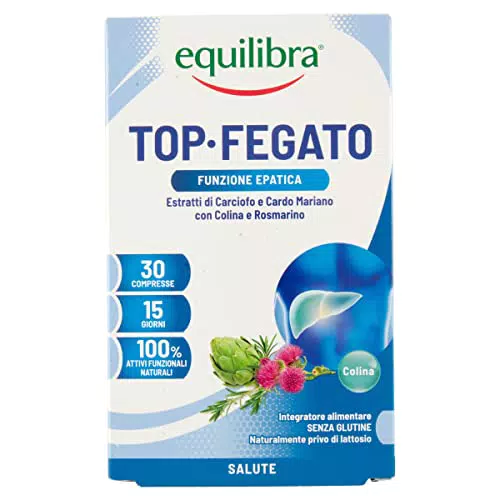 Equilibra Top Fegato, Integratore Depurativo per la Funzione Epatica con Aloe Vera