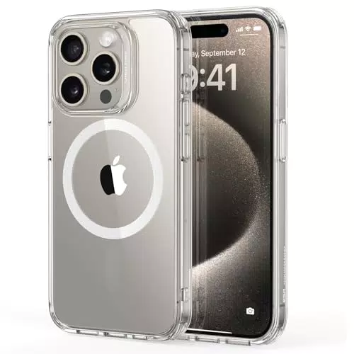 ESR Custodia Magnetica per iPhone 15 Pro Compatibile con MagSafe e HaloLock