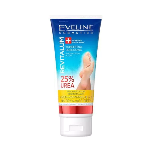 Eveline Cosmetics Crema Riparatrice Tallone 8-in-1 con Urea per Piedi Morbidi