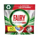 Fairy Platinum Plus Detersivo per Lavastoviglie con Tecnologia Anti-Opaco