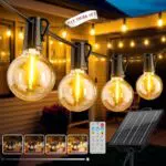 FIFlying Catena Luminosa Solare da Esterno 17M per Giardino e Feste