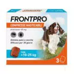 FRONTPRO Antiparassitario Masticabile per Cani - Protezione da Pulci e Zecche