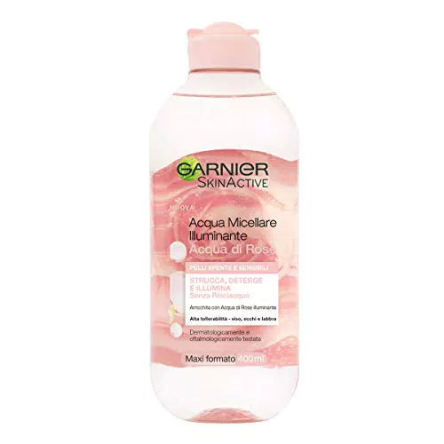 Garnier Acqua Micellare alla Rosa per Pelli Spente e Sensibili