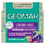 Geomar Crema Viso Antirughe Rassodante con Acido Ialuronico e Uva Rossa