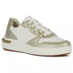 Geox D Dalyla A, Scarpe da ginnastica Donna, Bianco Oro