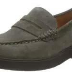 Geox D SPHERICA EC1 A, Moccasin Donna, Dark Grey