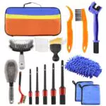 GOLDEROC Set Spazzole per Pulizia Cerchioni Auto, Moto e Biciclette
