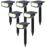GOLUMUP Faretti Solari da Esterno Impermeabili IP67 per Giardino e Vialetti