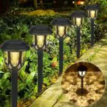 GOMETY Lampade Solari LED per Esterni, Impermeabili IP44 per Giardino e Terrazza