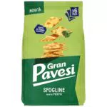 Gran Pavesi Cracker Le Sfogline Gusto Pesto, Snack Salato e Croccante