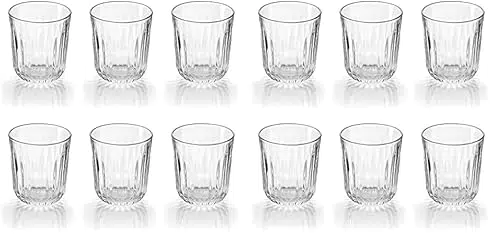 Guzzini - Gocce, Set 6 Bicchieri in Vetro Everyday, 250 ml