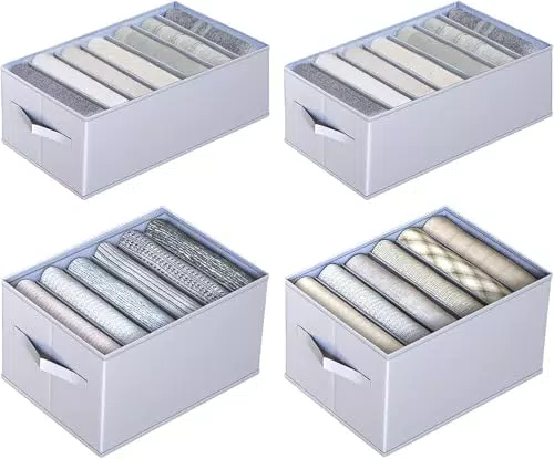 Hinrey Organizer Armadio Salvaspazio per Pantaloni e T-Shirt Pieghevole