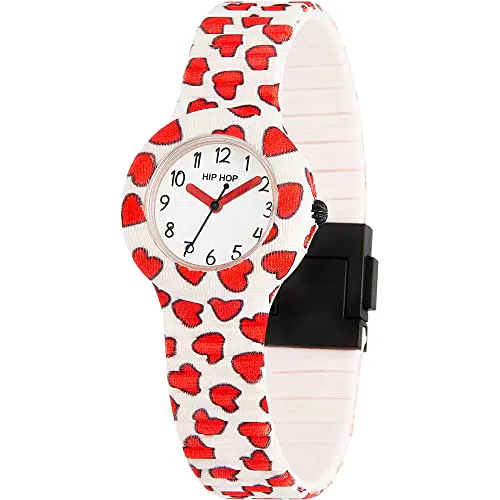 HIP HOP Orologio Donna Collezione Happy Love con Cinturino in Silicone Intercambiabile
