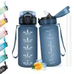HoneyHolly Borraccia 500ml Senza BPA, A Prova di Perdita, Motivazionale per Scuola e Palestra