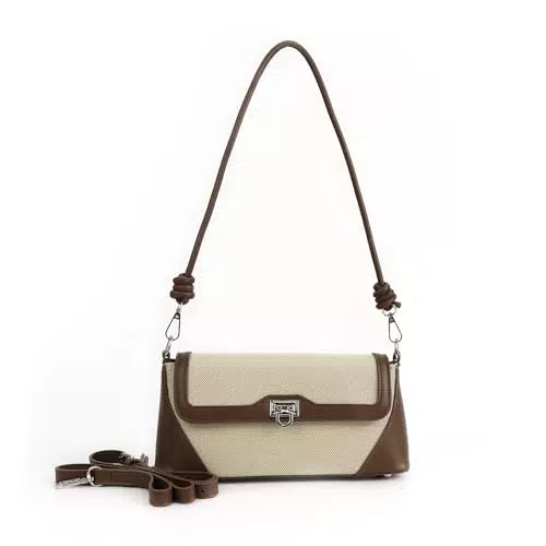 HUA ANGEL Borsa a Tracolla Elegante per Donna in PU Pelle - Shopping e Feste