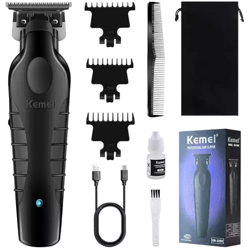 KEMEI 2299 Trimmer Professionale Senza Fili per Uomini e Regolabarba Elettrico
