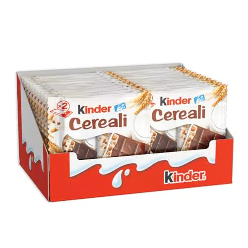 Kinder Cereali Snack Dolce Ripieno al Latte e ai 5 Cereali Soffiati
