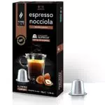 King Cup Capsule di Caffè Espresso Aromatizzato alla Nocciola Compatibili Nespresso
