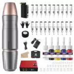 SLP Kit Tatuaggi Professionali Rotary Pen con Power Supply e Cartucce Aghi