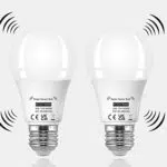 KOOYWAN Lampadine LED con Sensore di Movimento e Crepuscolare 12W E27
