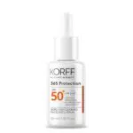 Korff 365 Protection Siero Viso Colorato SPF 50+, Protezione Solare Alta