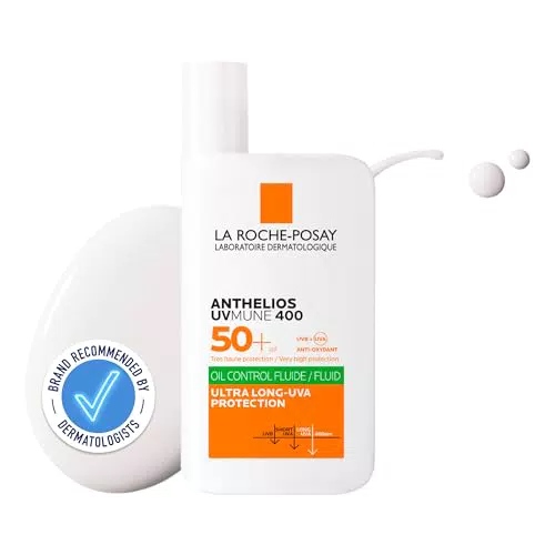 La Roche Posay Anthelios UVmune 400 Fluido SPF50+ Opacizzante per Pelli Grasse