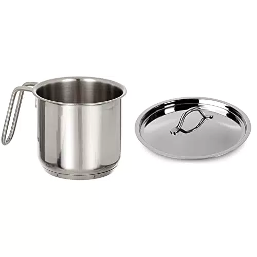Lagostina Every Bollilatte Ø 12 cm in Acciaio Inox 18/10 con Fondo Lagoseal Plus