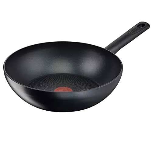 Lagostina Wok Antiaderente Rigenera Green in Alluminio Ø 28 cm - Induzione e Gas