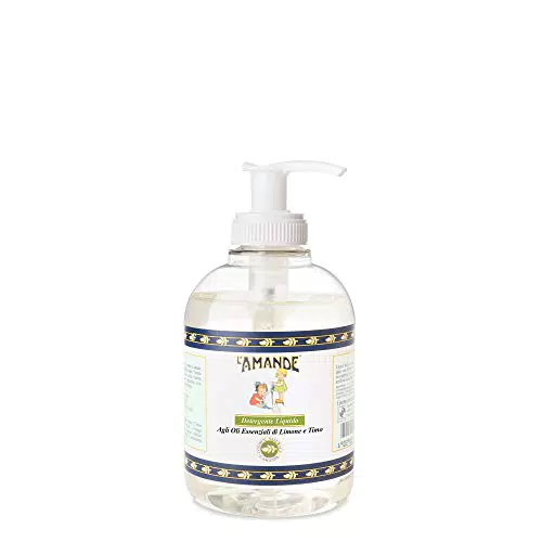 L'AMANDE Sapone Liquido Mani e Corpo Nutriente con Vitamina E e Timo Rosso